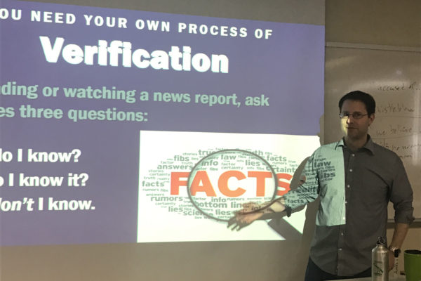 News Literacy program shows students how to spot fake news